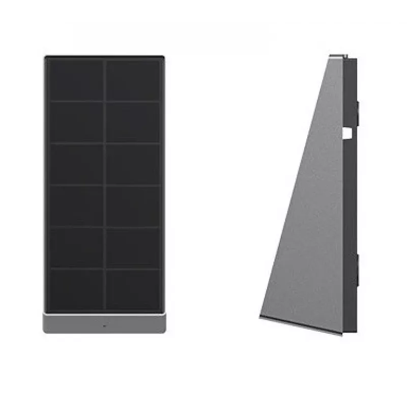 EZVIZ EP3x Pro videodeurbel op batterij met dubbele lens, zilver, 3 MP + 2 MP