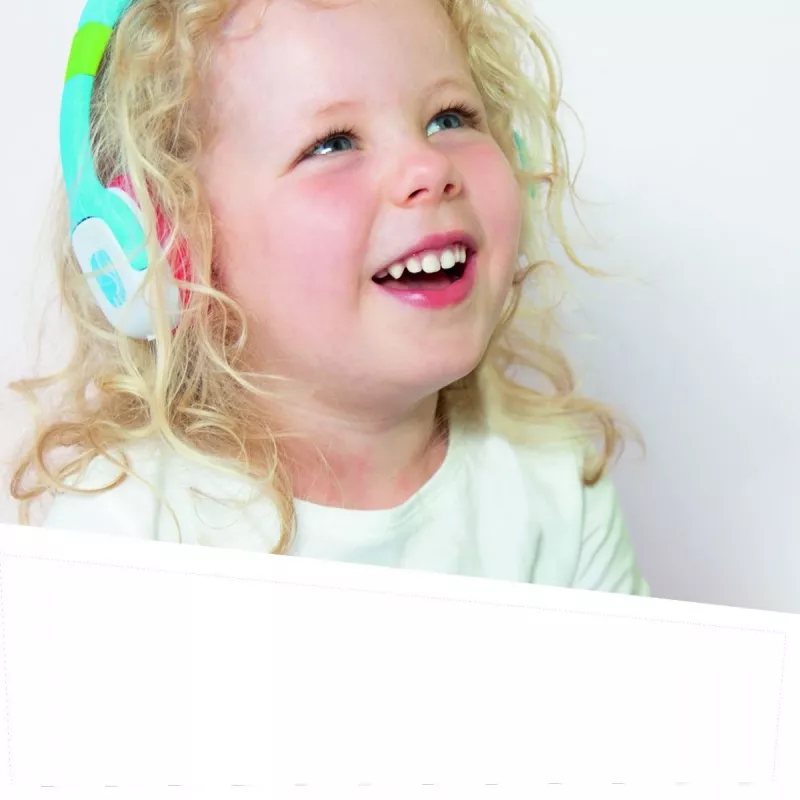 TECHNIFANT draadloze Bluetooth-hoofdtelefoon voor kinderen, blauw