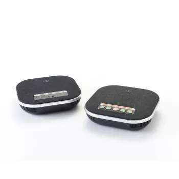 Conferentie-spreekset Boom Collaboration GEMINI met ingebouwde microfoon, Bluetooth en USB, zwart
