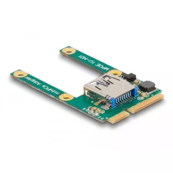 DeLOCK Mini PCIe I/O 1 x USB 2.0 Type-A bus full-size half-size