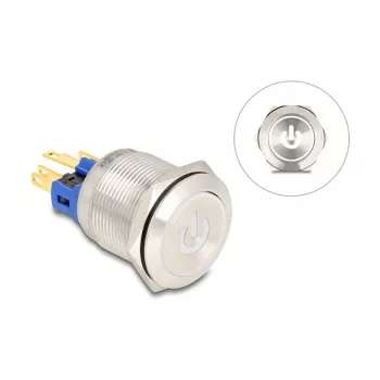 Druktoetsenpaneel DeLOCK 20986 zilver 230V 3A