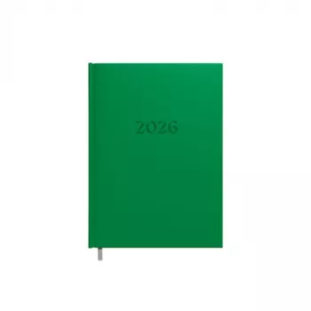 Planningsnotitieboek Buroodisain 241728-003 A5 groen 2026 – gedateerde planner, A5-formaat, jaarlijks 2026