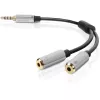 Sharkoon PMP35 - audio-adapter - 4-polige mini-stekker (M)