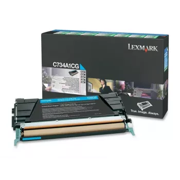 Lexmark C734A1CG printerverbruiksmateriaal cyaan