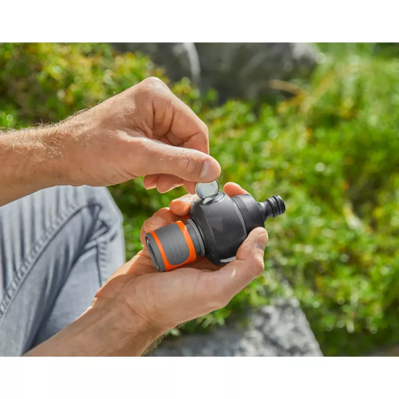 Gardena AquaCount 18350-20 watermeter, zwart/grijs/oranje