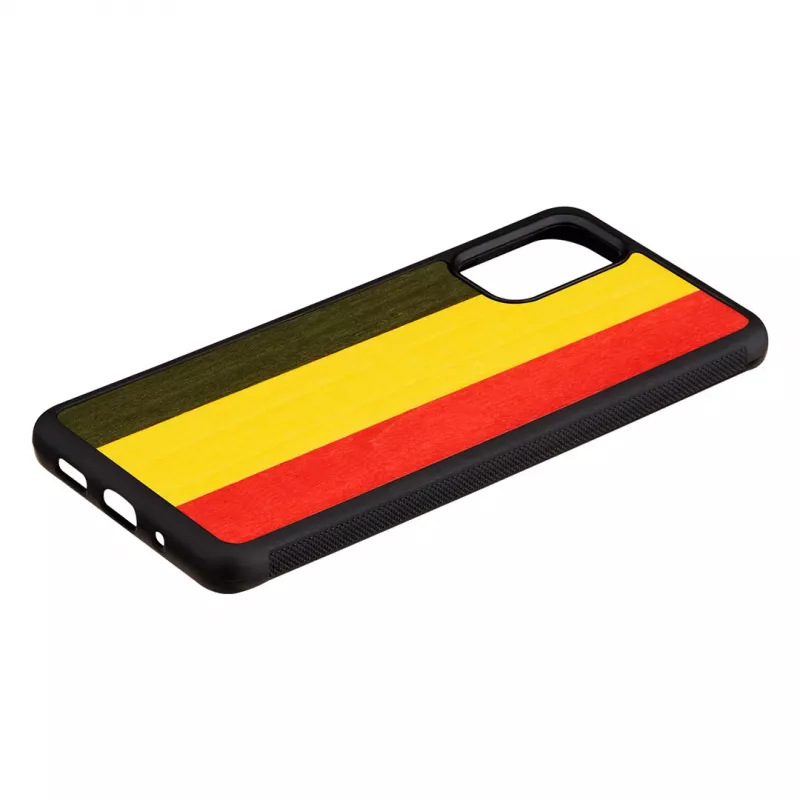 Beschermhoesje Man and Wood Galaxy S20+ reggae zwart