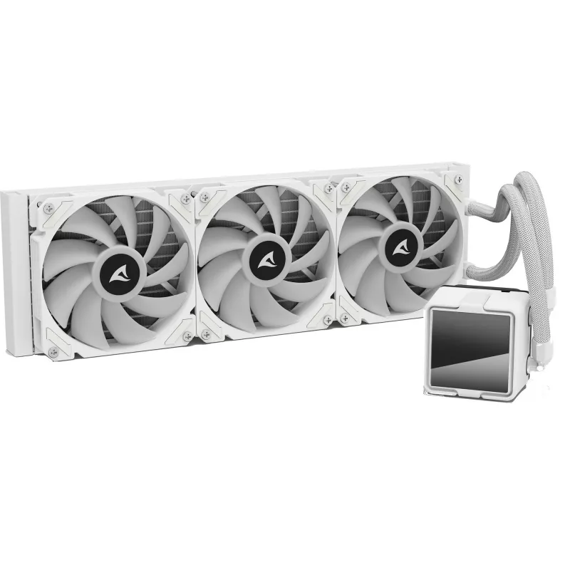 All-in-One CPU-waterkoeling Sharkoon S60 ARGB wit 360mm radiator