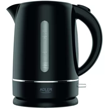 Adler 1385B zwart-wit waterkoker