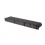 Patchpanel LANBERG PPS5-1048-B 48-poorts 1U 19 inch Cat5e FTP zwart