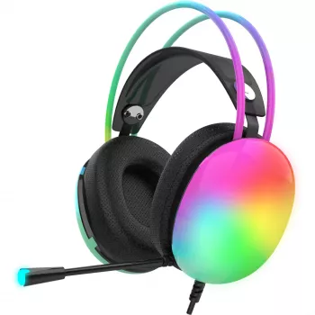Cian Technology GmbH INCA gaming-headset IGK-X8S 7.1 USB RGB-LED zwart - headset