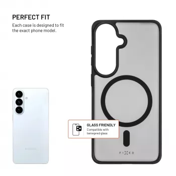 Fixed MagMisty | achterkantcover | Samsung | Galaxy S26 | polycarbonaat/TPU | zwart