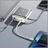 Draagbare powerbank Awei C03 20000mAh met 45W uitgang en geïntegreerde USB-A/USB-C-kabel
