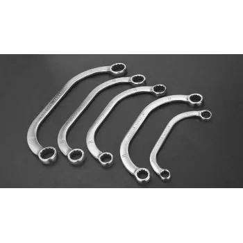 Ringsteeksleutel NEO Tools TOP-09-176, maten 17 mm en 19 mm, verchroomd