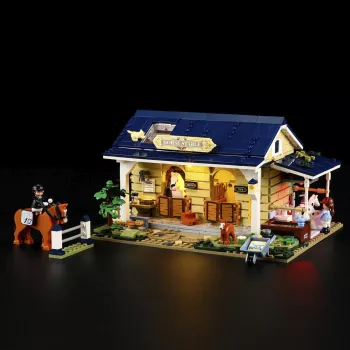 Lumibricks paardenstal, constructiespeelgoed