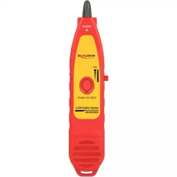 Netwerkkabeltester DeLOCK 86109 rood geel