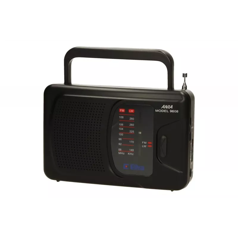 Radio net- en batterijvoeding FM, LW Eltra Ania