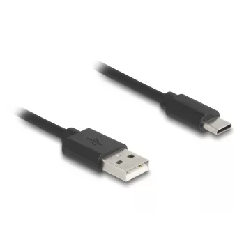 DeLOCK USB-kabel USB 2.0 0,75 m USB A USB C zwart 90368