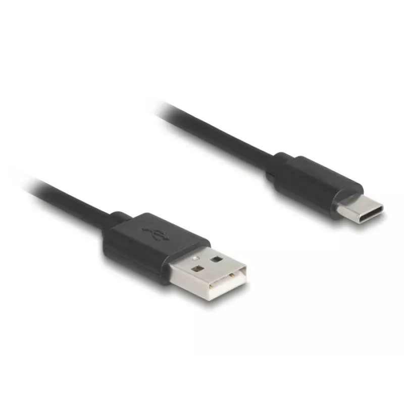 DeLOCK USB-kabel USB 2.0 0,75 m USB A USB C zwart 90368