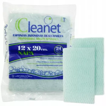 Met zeep doordrenkte Cleanet sponsreiniger