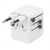 Reisvoeding GEMBIRD TPA-1A2C20-01-W — 20 W, USB-A (18 W) + 2× USB-C (20 W), stekker type E, wit