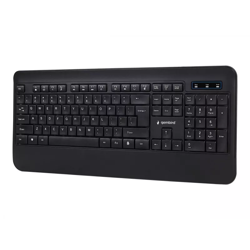 TOETSENBORD MULTIMEDIA USB ENG/ZWART KB-UML-03 GEMBIRD