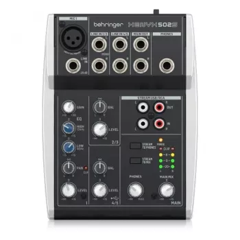 Behringer XENYX 502S - analoge audiomixer