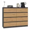 Topeshop M8 120 ANT/ART KPL ladekast