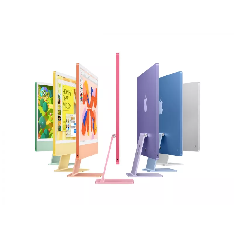 iMac 24 inch: M4 10/10, 24GB, 512GB SSD – zilver