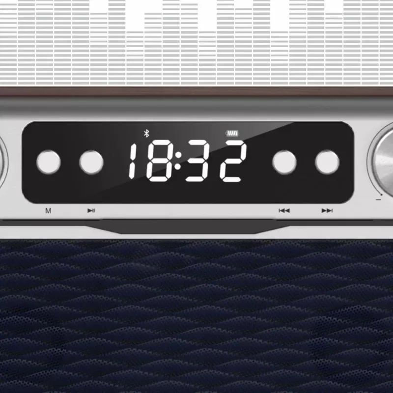 Draagbare radio MANTA RDI917PRO met bluetooth en USB-weergave