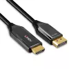 Lindy 3m actieve DisplayPort 1.4-naar-HDMI 8K60-kabel, 3 m, DisplayPort, HDMI, stekker, stekker, recht