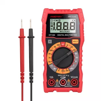 Multimeter Habotest HT108L – DC tot 600 V, AC tot 600 V, 10 A-bereik