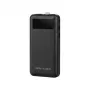Powerbank RealPower PB-10000 Plus 10.000 mAh 20 W 2×USB-A 1×USB-C zwart