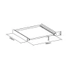 Stelling-verbindingsframe MACLEAN MC-890 in hoogte verstelbaar robuust design