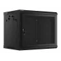 Wandmontagekast LANBERG WF01-6409-23B 9U, 60 kg, IP20, 600×450×512 mm, zwart