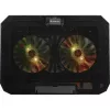 Laptop-koelpad DEFENDER NS-510 met 2 ventilatoren, 2×USB-aansluitingen en RGB-verlichting