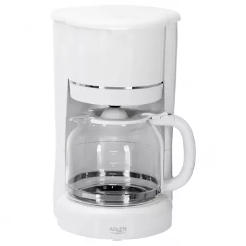 Adler AD 4383w filterkoffiezetapparaat voor gemalen koffie 1,5 L wit