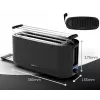 Clatronic TA 3802 4 sneetjes 1400 W zwart