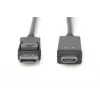 Adapterkabel DisplayPort 1.2 met vergrendeling 4K 60Hz UHD Type DP/HDMI A M/M zwart 2 m