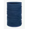Buff lichte multifunctionele sjaal van merinowol blauw
