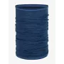 Buff lichte multifunctionele sjaal van merinowol blauw
