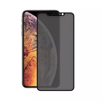 Gehard glas displayschermbescherming Devia Real Series voor iPhone XS Max 3D Full Screen zwart