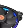 Thermaltake Riing 14 LED 256 Color CL-F043-PL14SW-B behuizingventilatoren 140 mm, 3-pack, 600–1400 rpm, 4-pins