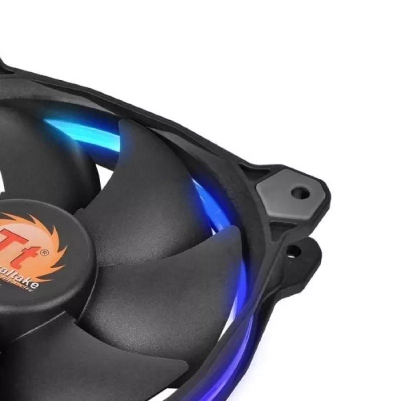 Thermaltake Riing 14 LED 256 Color CL-F043-PL14SW-B behuizingventilatoren 140 mm, 3-pack, 600–1400 rpm, 4-pins