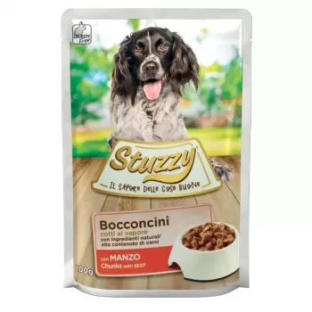 STUZZY stukjes met rundvlees - natvoer voor honden - 100 g