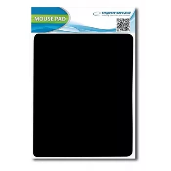 Muismat ESPERANZA EA145K — gaming-muismat, zwart, monochroom oppervlak, antislip basis