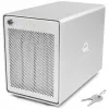Mercury Elite Pro Quad, schijvenbehuizing zilver, USB 3.2 Gen 2, RAID-klaar