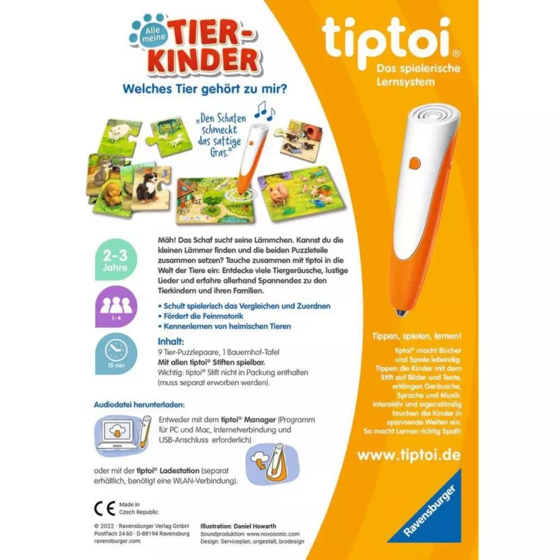 Bordspel Ravensburger tiptoi Alle meine Tierkinder