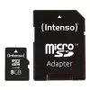 Micro SDHC-geheugen 8GB C10/W/ADAPTER 3413460 INTENSO