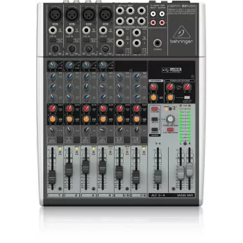 Behringer Xenyx 1204USB audiomixer 12 kanalen grijs