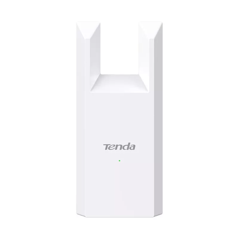 Netwerk-repeater TENDA T10 2,4 GHz Wi-Fi 4, 300 Mbit/s, 2 externe antennes, 1x RJ-45, wit